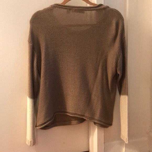 Ruby and Jenna Cream Ombre Sweater Size Large - Picture 6 of 7